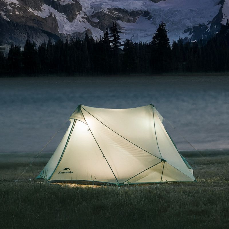 Naturehike ultraľahký stan Summiture 2 15D 1246 g - šalviovo zelený
